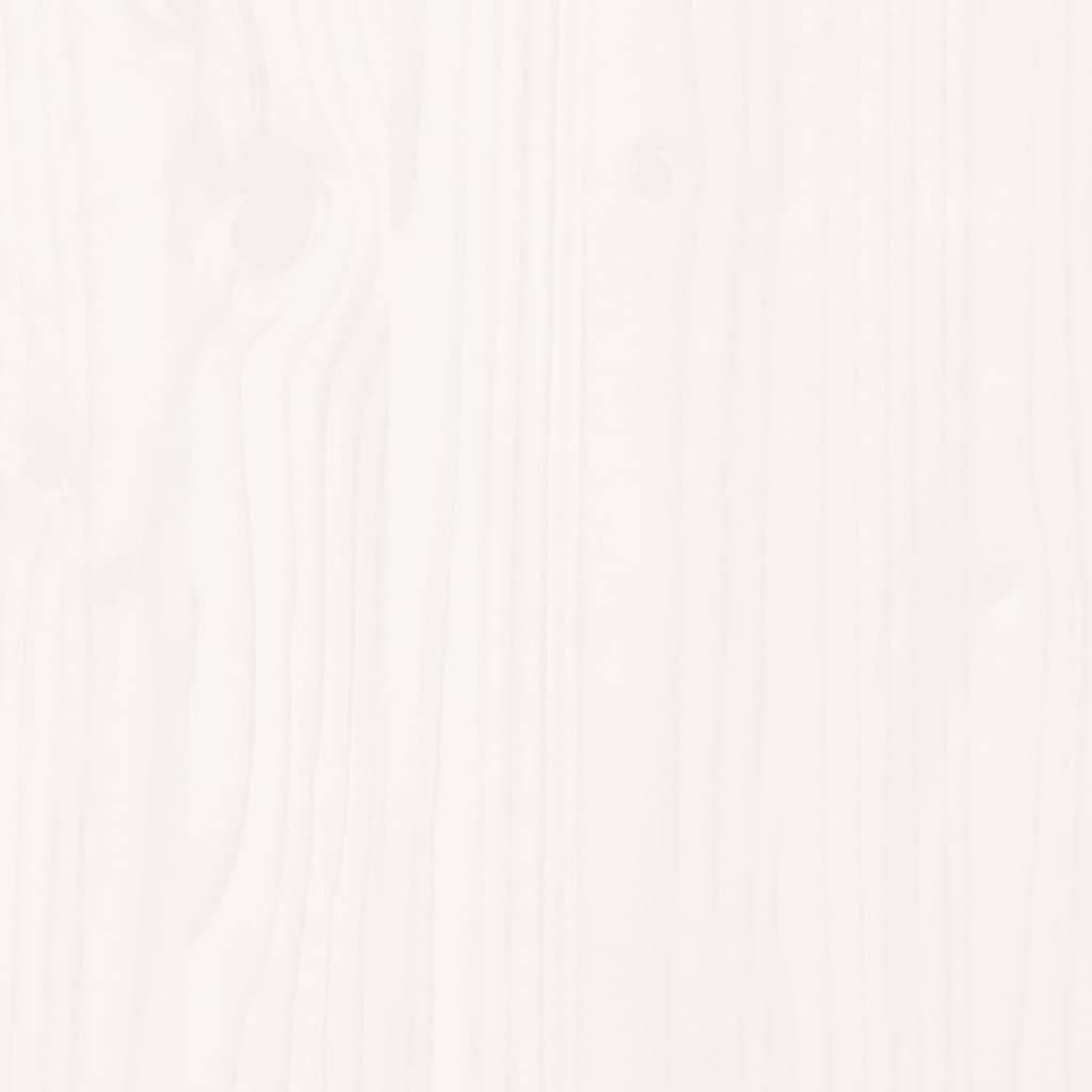 Maison Chic - Bain de soleil - Transat - Chaise longue blanc 205x70x31,5 cm bois massif de pin - MEUBLE PRO - Image 8