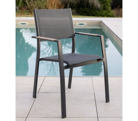 Ensemble table et chaises de jardin 8 places COLERON - Image 5
