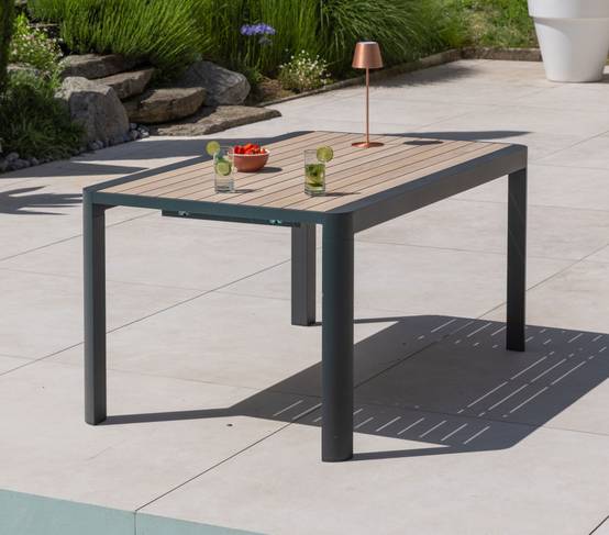 Ensemble table et chaises de jardin 8 places COLERON - Image 3