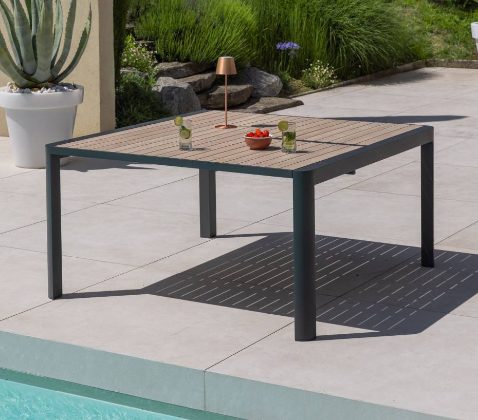 Ensemble table et chaises de jardin  8 places  COLERON - Image 2