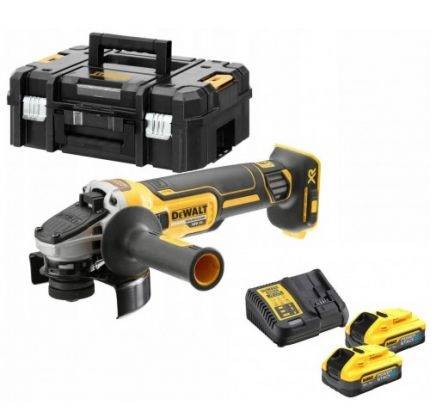 Meuleuse DEWALT Ø125mm 18V - 2 batteries 5Ah POWERSTACK - DCG405H2T-QW - Image 1