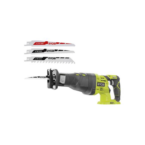 Ryobi - Pack RYOBI - Scie sabre R18RS-0 - 18V One+ - sans batterie ni chargeur - Lot de 3 lames RAK3RBWM spéciales scie sabre - Image 1