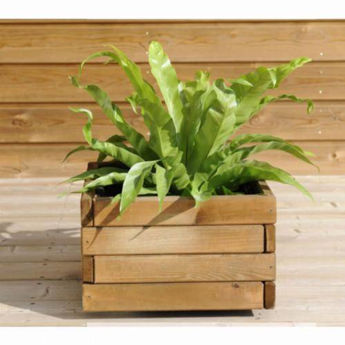 Jardipolys - Bac à fleurs en bois FIRST - 120x40cm - Image 1