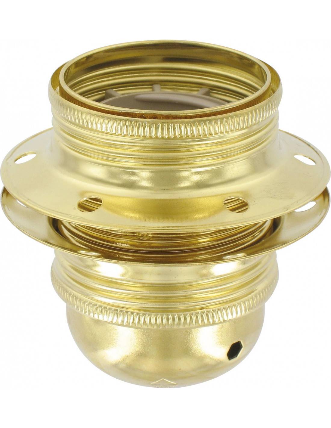 Legrand - Douille E27 Laiton Legrand Douille E27 Laiton Avec Bague De Fixation - Legrand