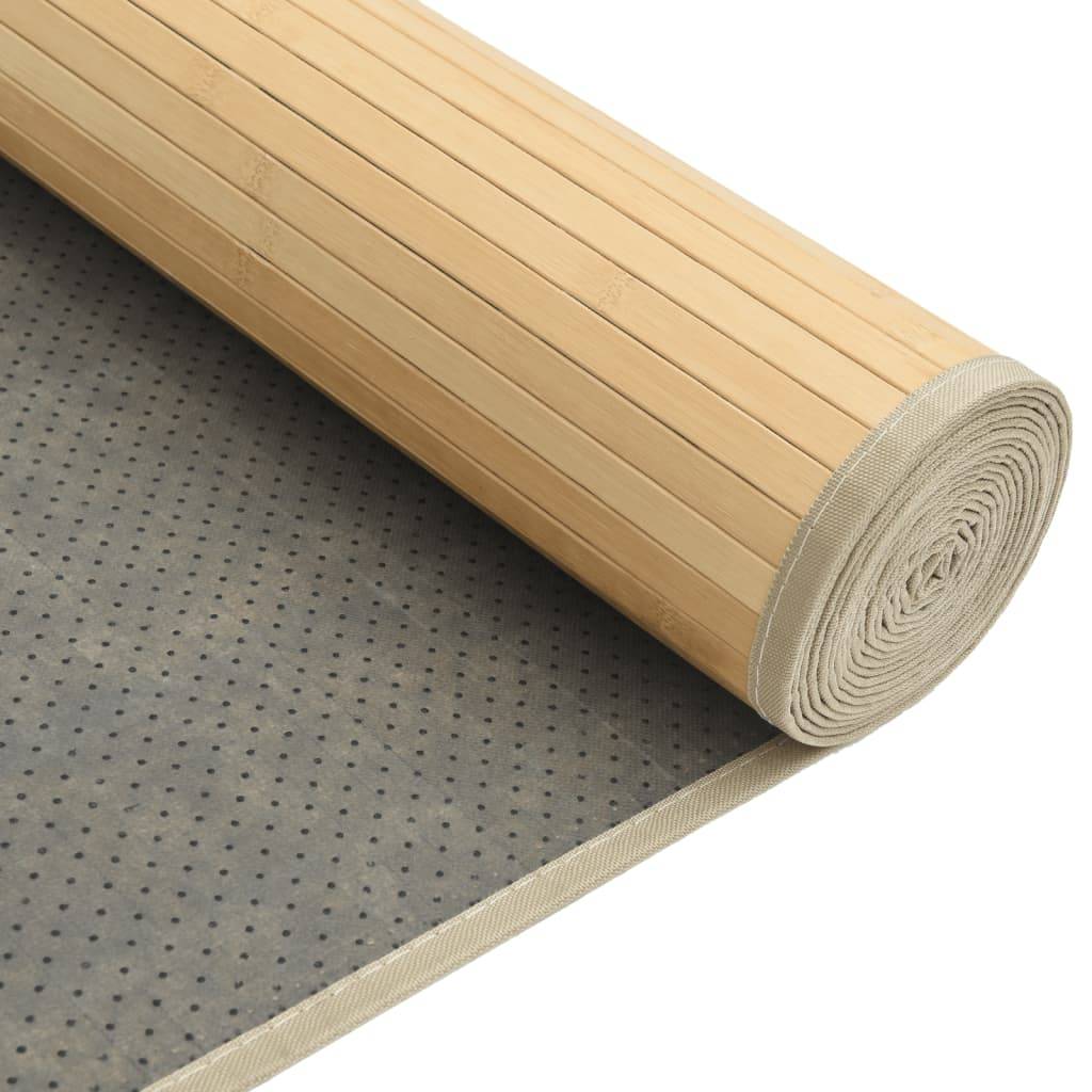 Tapis de Sol en Bambou Clair pour Cuisine ou Véranda Lavable et Moderne Naturel Clair 80x300 cm – ComfortXL Outdoor Living - Image 5