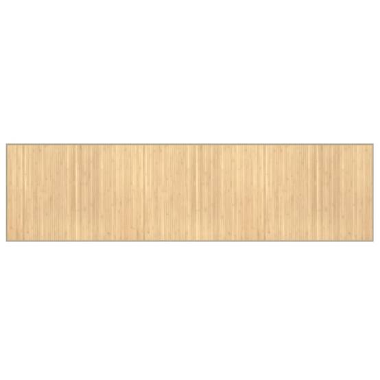 Tapis de Sol en Bambou Clair pour Cuisine ou Véranda Lavable et Moderne Naturel Clair 80x300 cm – ComfortXL Outdoor Living - Image 2