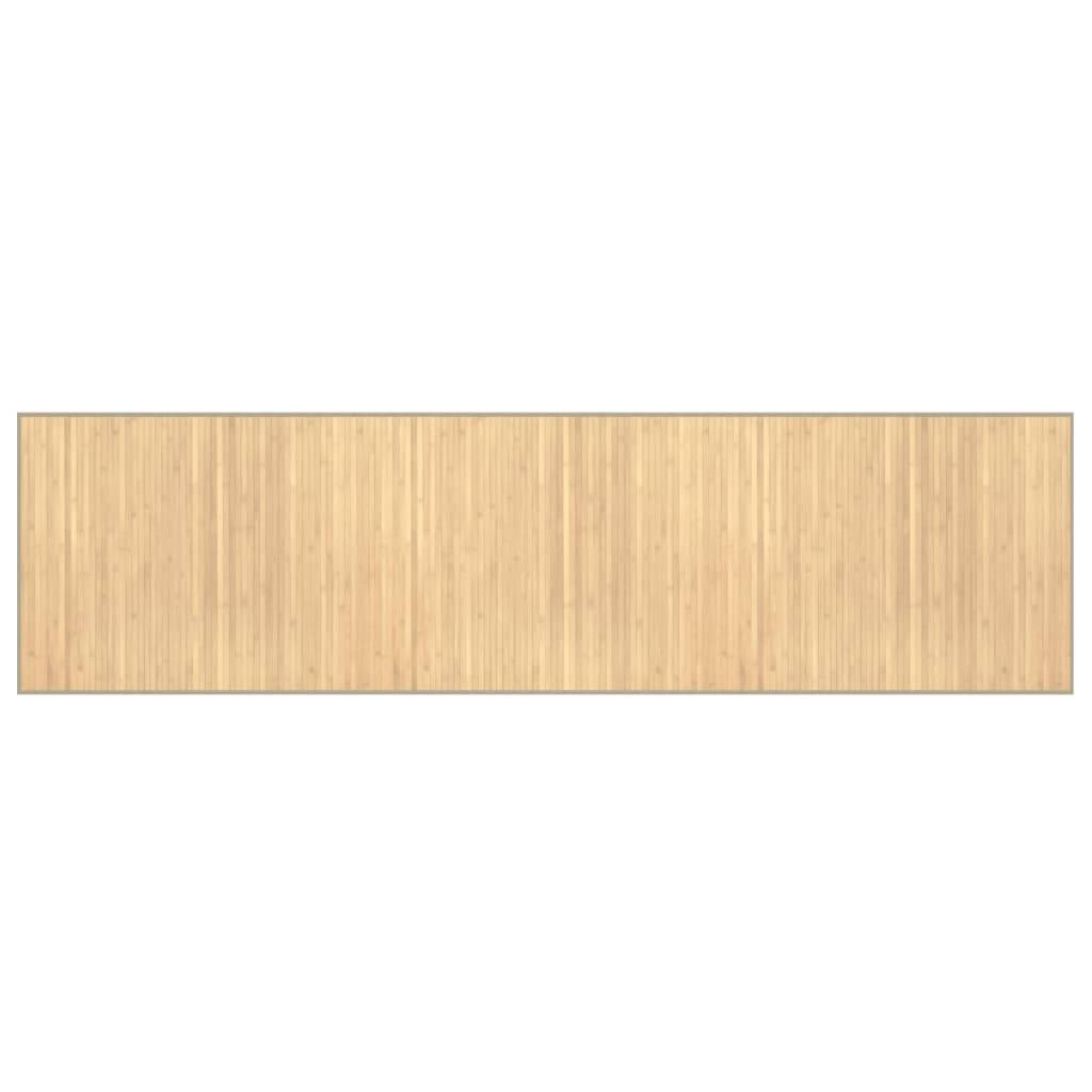 Tapis de Sol en Bambou Clair pour Cuisine ou Véranda Lavable et Moderne Naturel Clair 80x300 cm – ComfortXL Outdoor Living - Image 2