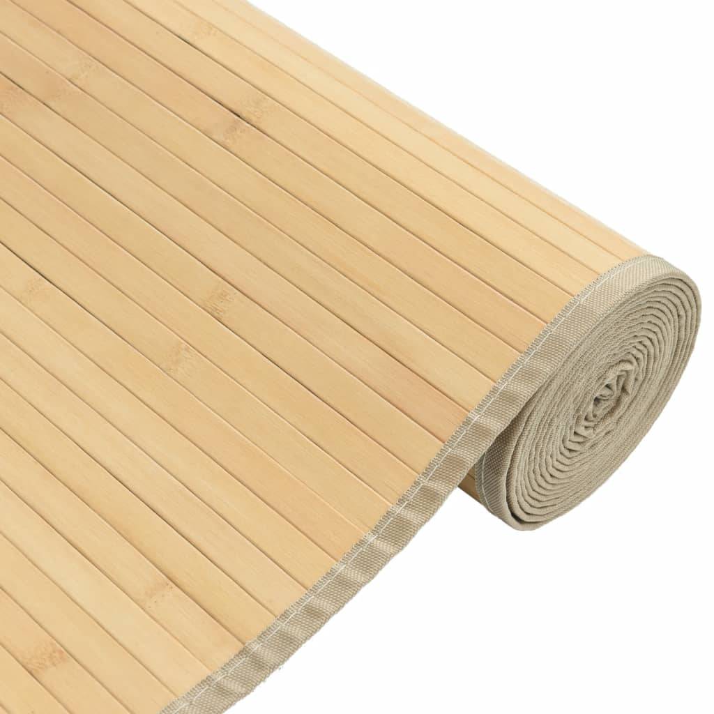 Tapis de Sol en Bambou Clair pour Cuisine ou Véranda Lavable et Moderne Naturel Clair 80x300 cm – ComfortXL Outdoor Living - Image 4