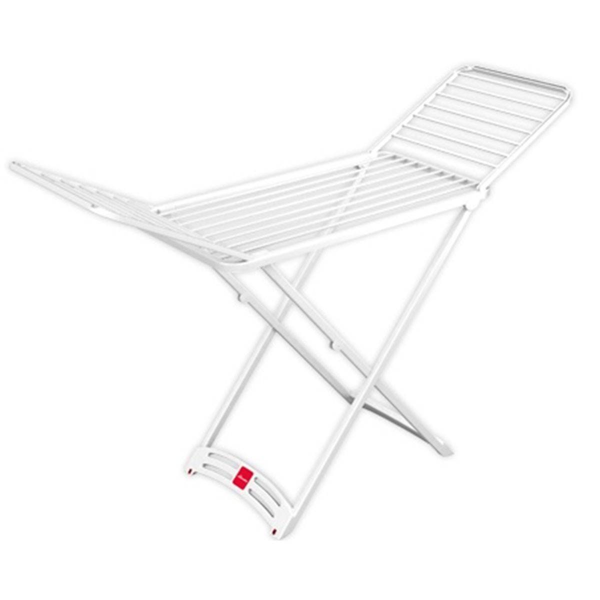 Séchoir à Linge Etendage pliable 20 m avec ailes 182 x 55 x 88 cm Fil anti-plis Roulette VILEDA - Image 1