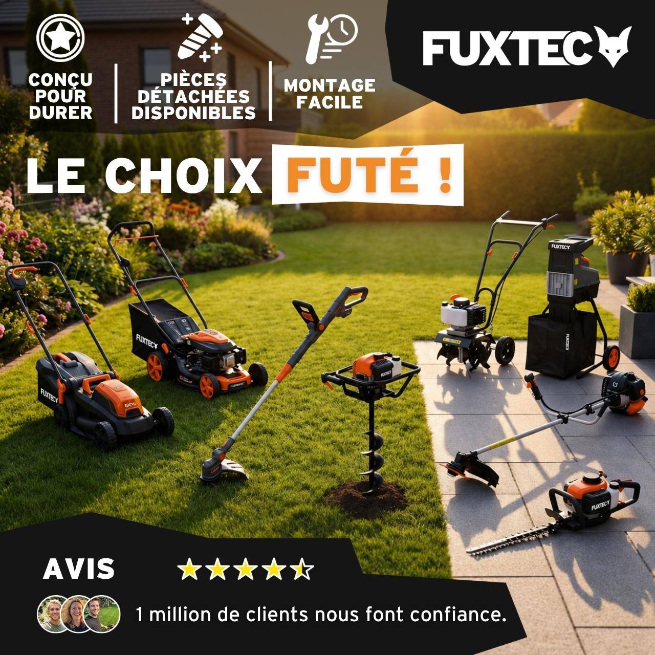 FUXTEC - Tondeuse à gazon sans fil FX-E1RMEH20-SET  20 V 22 cm – FUXTEC - Image 6