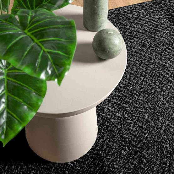Grand Tapis Rectangulaire Aspect Jute en PP pour Grande Terrasse Jardin Anthracite 200x290 cm – ComfortXL Outdoor Living - Image 2