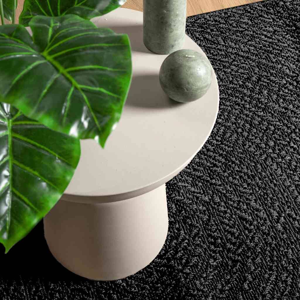 Grand Tapis Rectangulaire Aspect Jute en PP pour Grande Terrasse Jardin Anthracite 200x290 cm – ComfortXL Outdoor Living - Image 2