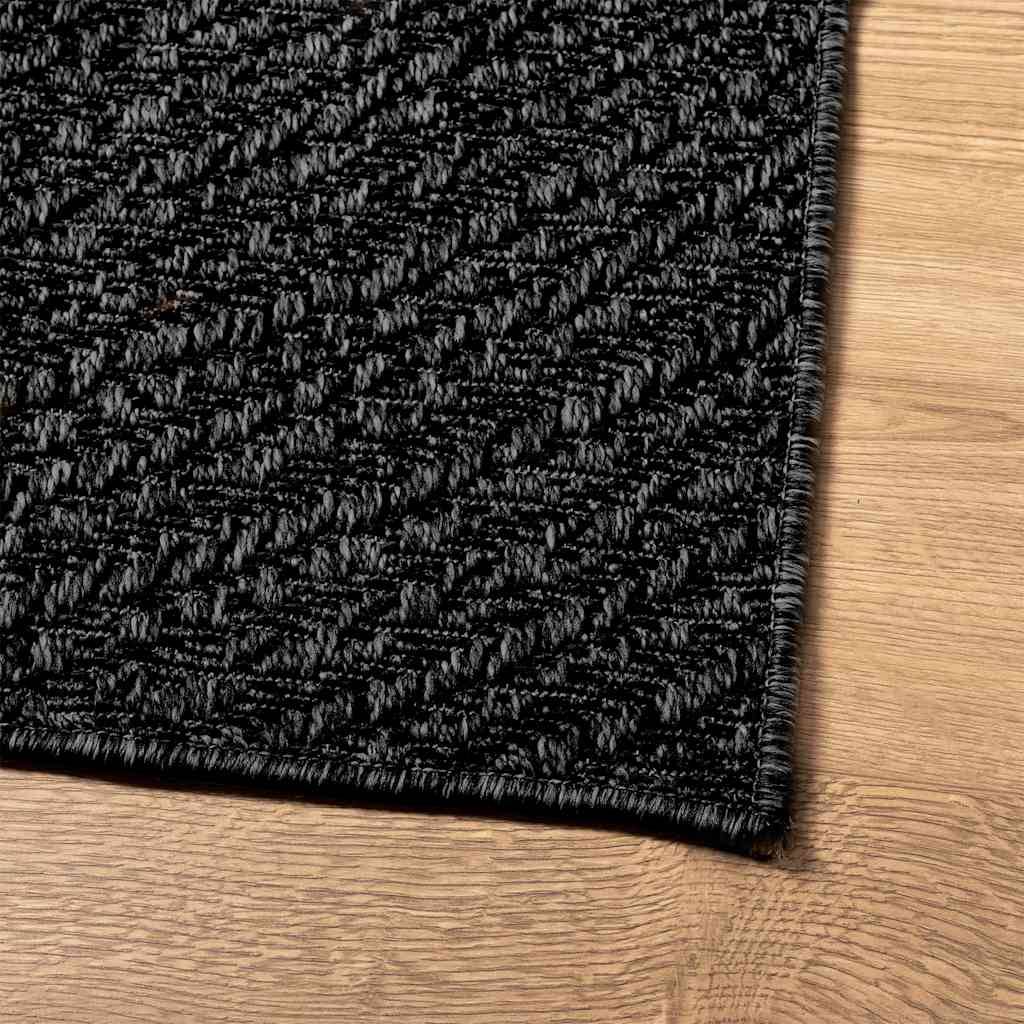 Grand Tapis Rectangulaire Aspect Jute en PP pour Grande Terrasse Jardin Anthracite 200x290 cm – ComfortXL Outdoor Living - Image 6