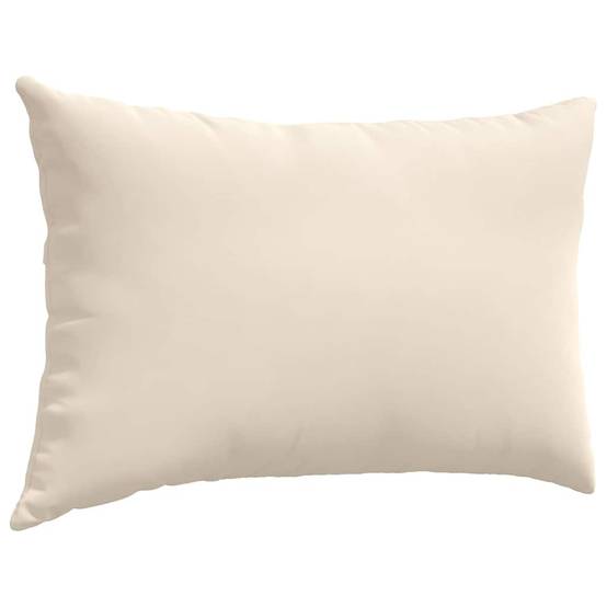 Paire de Coussins en Tissu avec Housses Amovibles pour un Entretien Simple et Rapide Beige 60x40 cm – ComfortXL Outdoor Living - Image 5