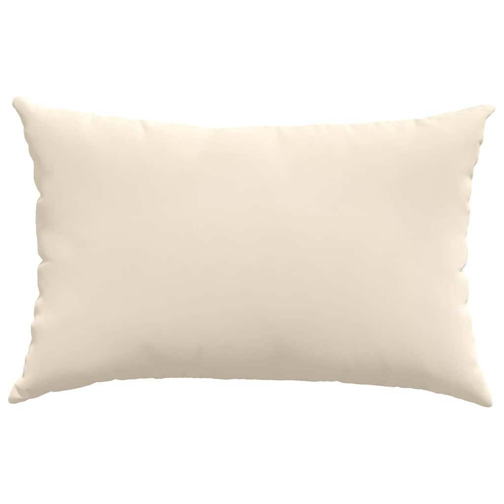 Paire de Coussins en Tissu avec Housses Amovibles pour un Entretien Simple et Rapide Beige 60x40 cm – ComfortXL Outdoor Living - Image 6