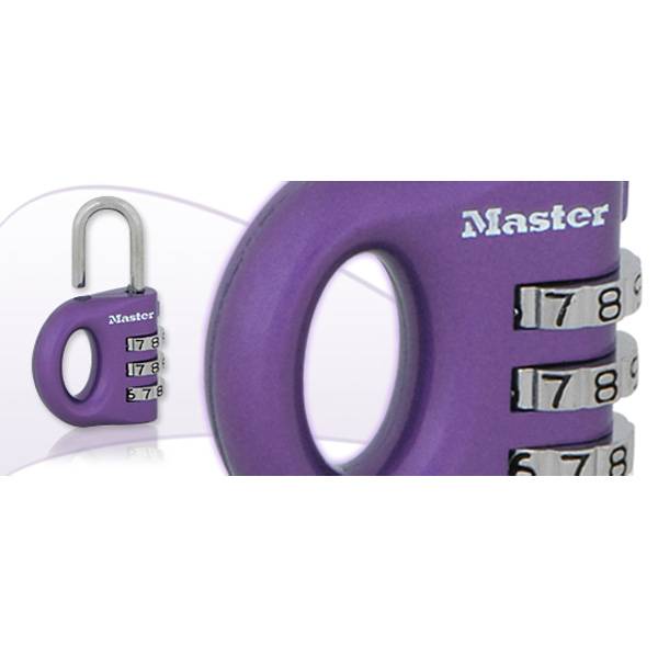 Master Lock - Cadenas 32mm à combinaison personnalisable 633D Master Lock