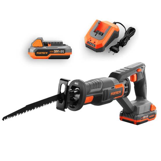 Scie sabre sans fil 20V - FUXTEC - FX-E1SS20 - set avec batterie 2Ah et chargeur 2,4A - Image 1