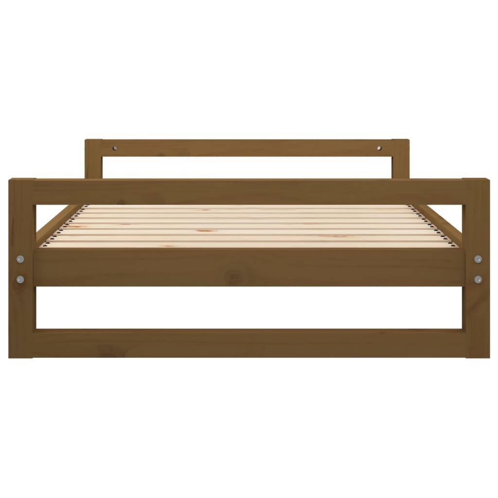 Vidaxl - Lit pour chien Marron miel 105,5x75,5x28 cm Bois de pin solide vidaXL 821490 - Image 7