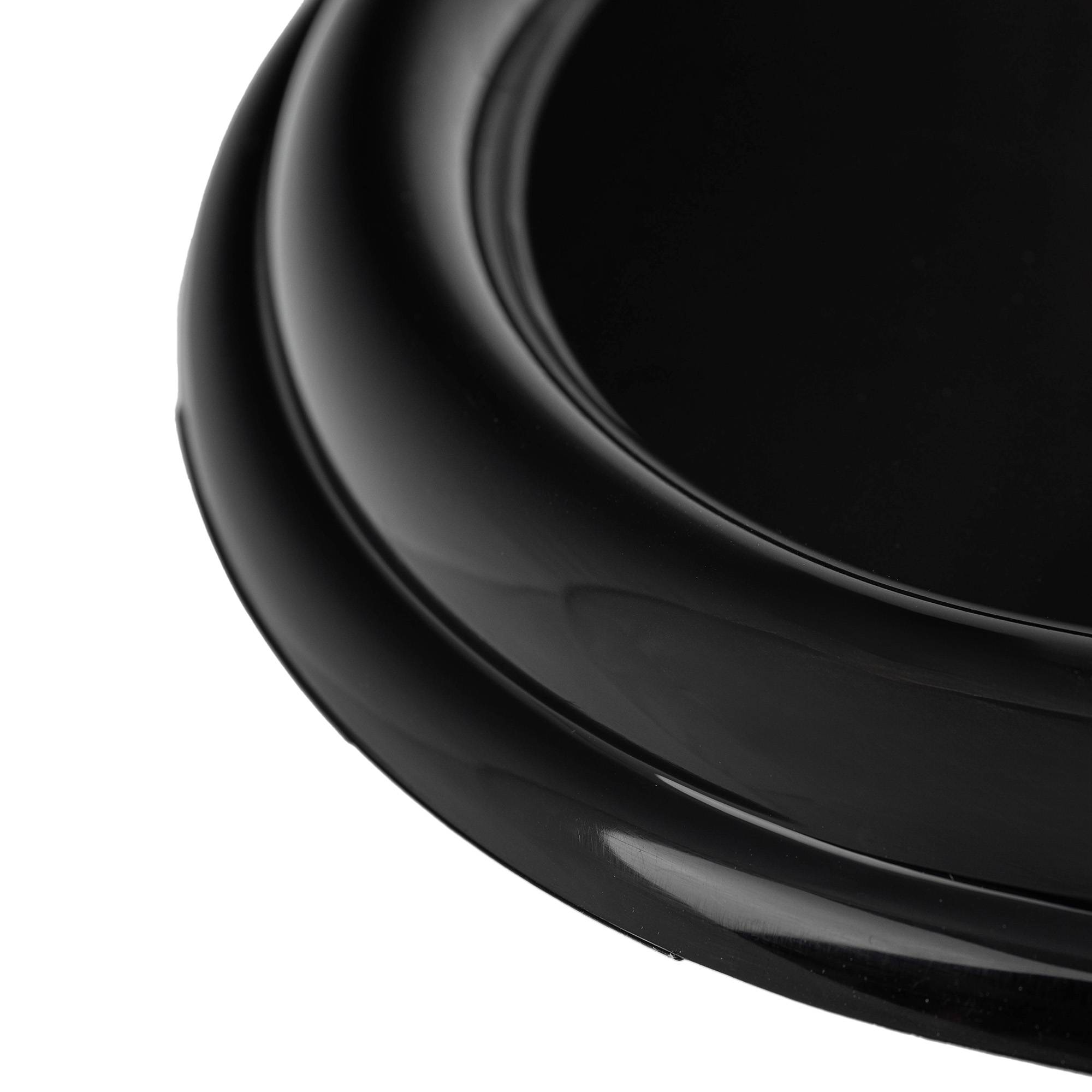 Bougeoir ovale 400 noir - Image 7