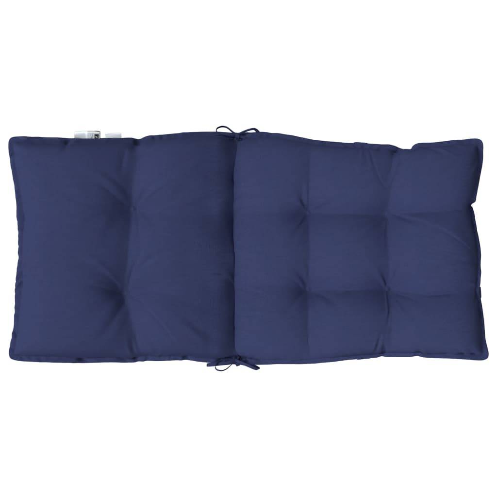 Maison Chic - Coussins de chaise à dossier bas lot de 6 bleu marine Maison Chic - Image 7