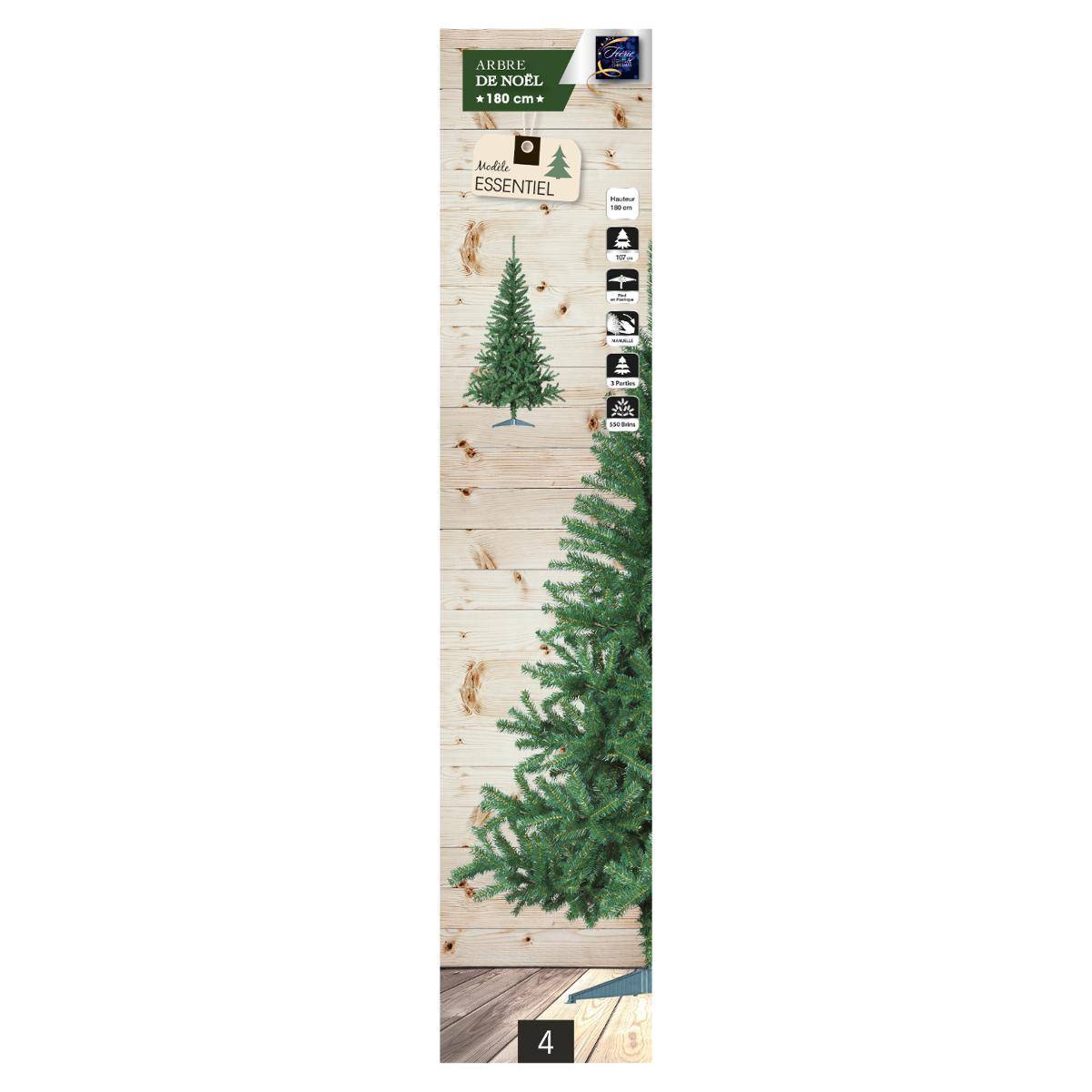 Fééric Lights & Christmas - Sapin Essentiel 180cm vert - Feeric Lights & Christmas - Image 3