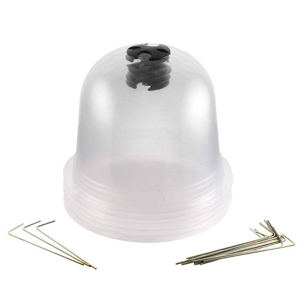 Cloches à salades plastique - Lot de 6 - Image 1