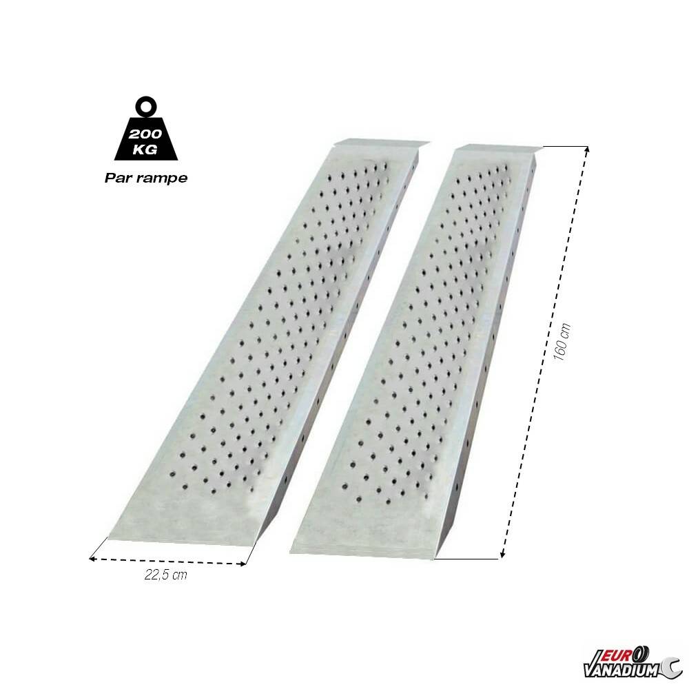 Rampe remorque acier 1,60 m - Vendu par  2 - Image 6