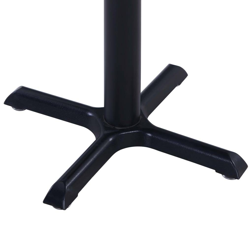 ComfortXL - Table de Jardin Carrée Noire 80 cm, Structure Métal et Plateau en Bois Composite – ComfortXL Outdoor Living - Image 5
