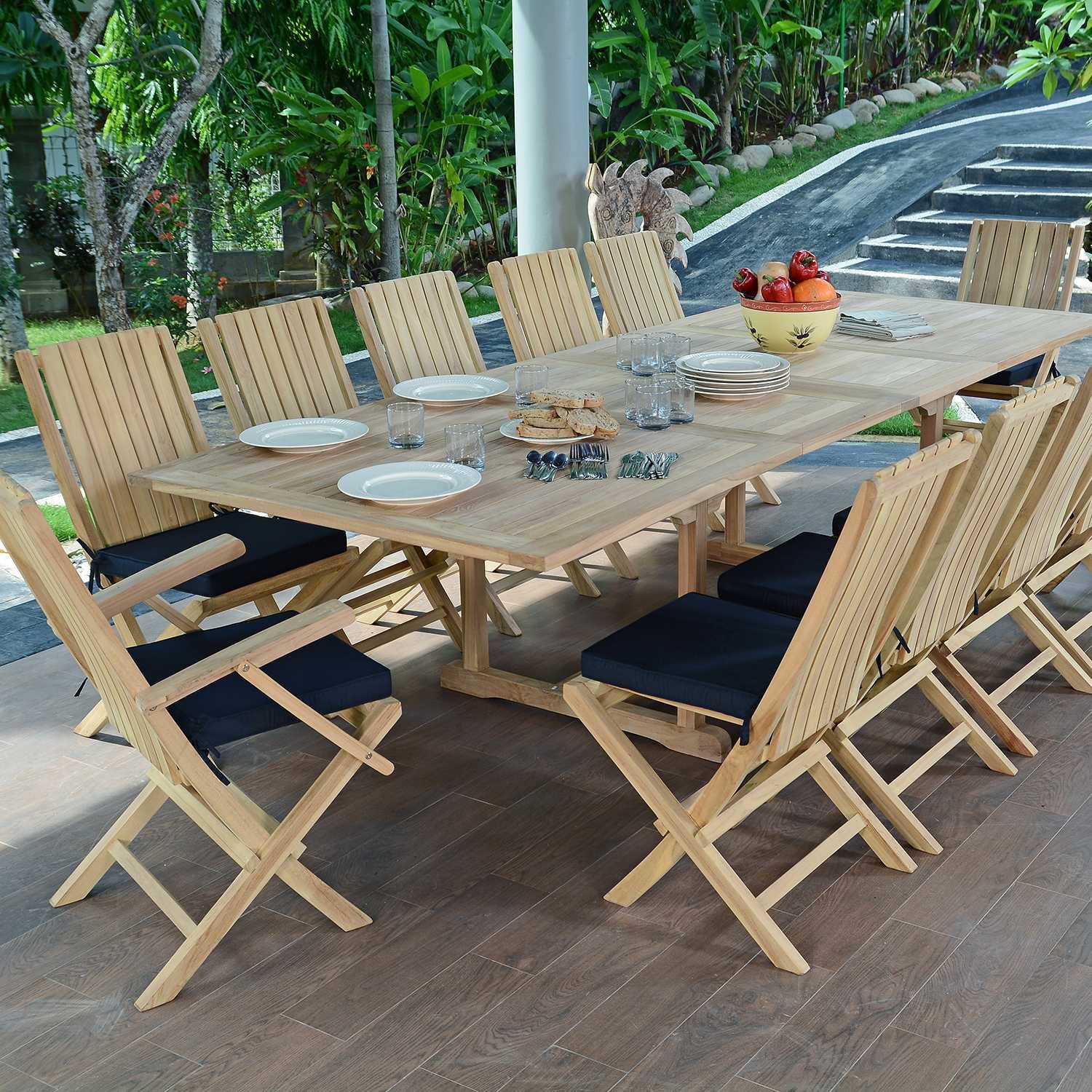 Teck'Attitude - Salon de jardin en teck massif Malaga, 12 places - TECK'Attitude - Image 2