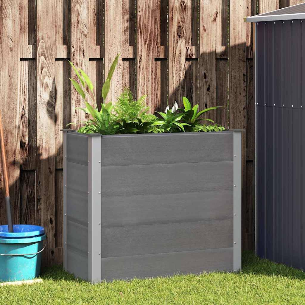 Vidaxl - Lit surélevé de jardin WPC 100x50x91 cm Gris vidaXL 43604 - Image 1