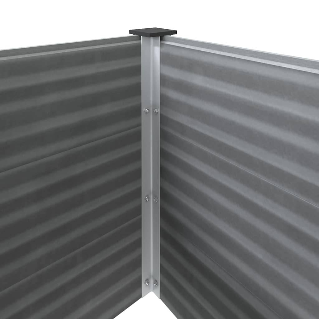 Vidaxl - Lit surélevé de jardin WPC 100x50x91 cm Gris vidaXL 43604 - Image 5
