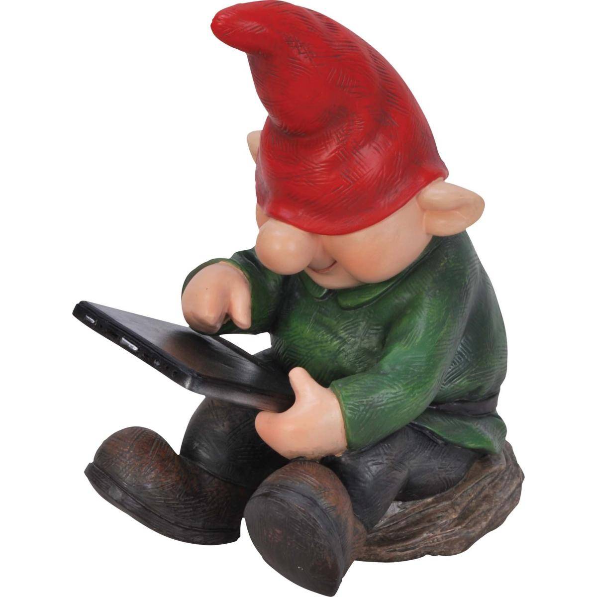 Vivid Arts - Nain de jardin avec tablette en résine 19 cm - Image 1