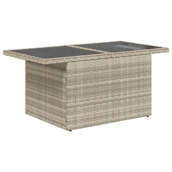 Vidaxl - Salon de jardin 8 pcs avec coussins gris clair résine tressée vidaXL 3274672 - Image 6