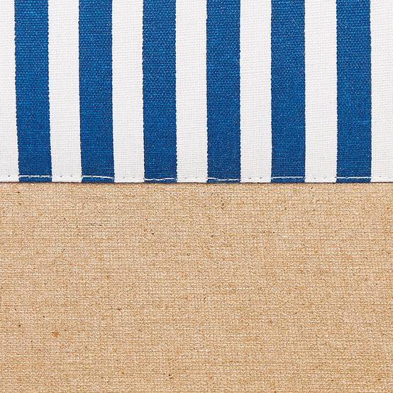 Lot de 2 Paniers de Rangement en Tissu Polyester Beige et Motif Marin avec Poignées en Corde Rangement Organisation Salon Chambre Traditionnel - Image 7