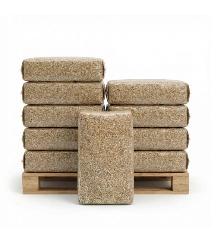 Paillis de miscanthus pour retenir l'eau - 10 balles de 150 litres - F-PAI045-10x150 - Image 1