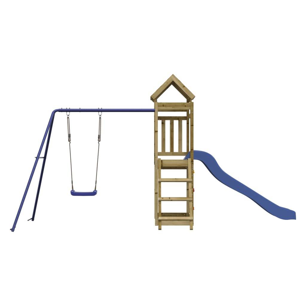 Helloshop26 - Aire de jeux d'extérieur 434 x 186 x 214 cm bois de pin imprégné - Image 4