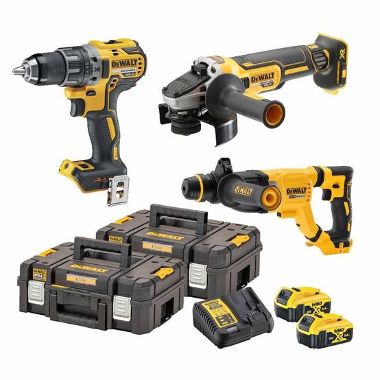 Kit 3 Outils XR 18V 5AH Li-Ion Brushless DEWALT - DCK327P2T-QW - Image 1