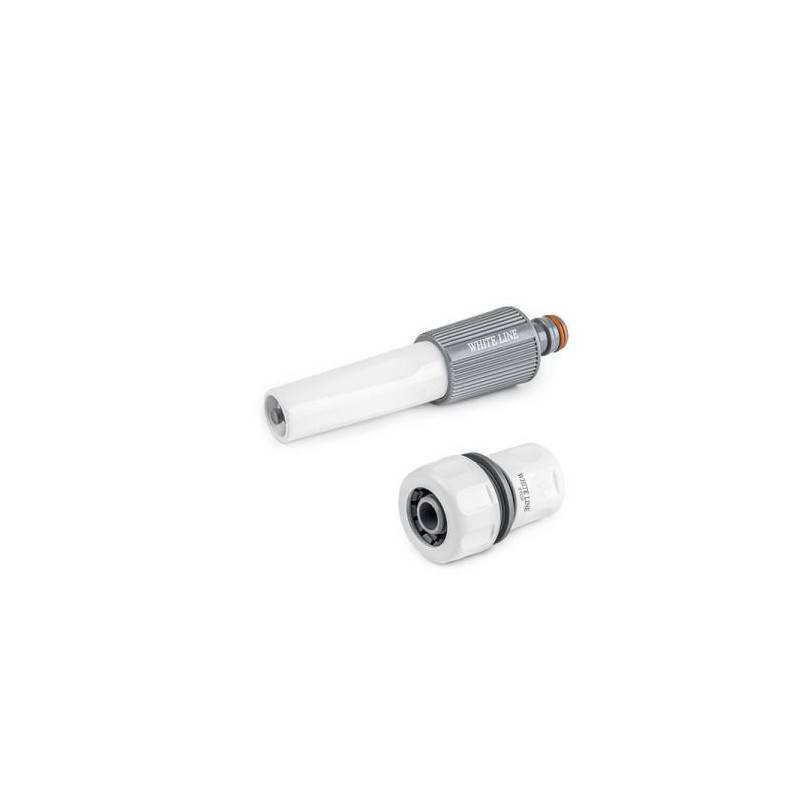 Kit raccordement tuyau d'arrosage 19 mm (kit de 2 pièces)