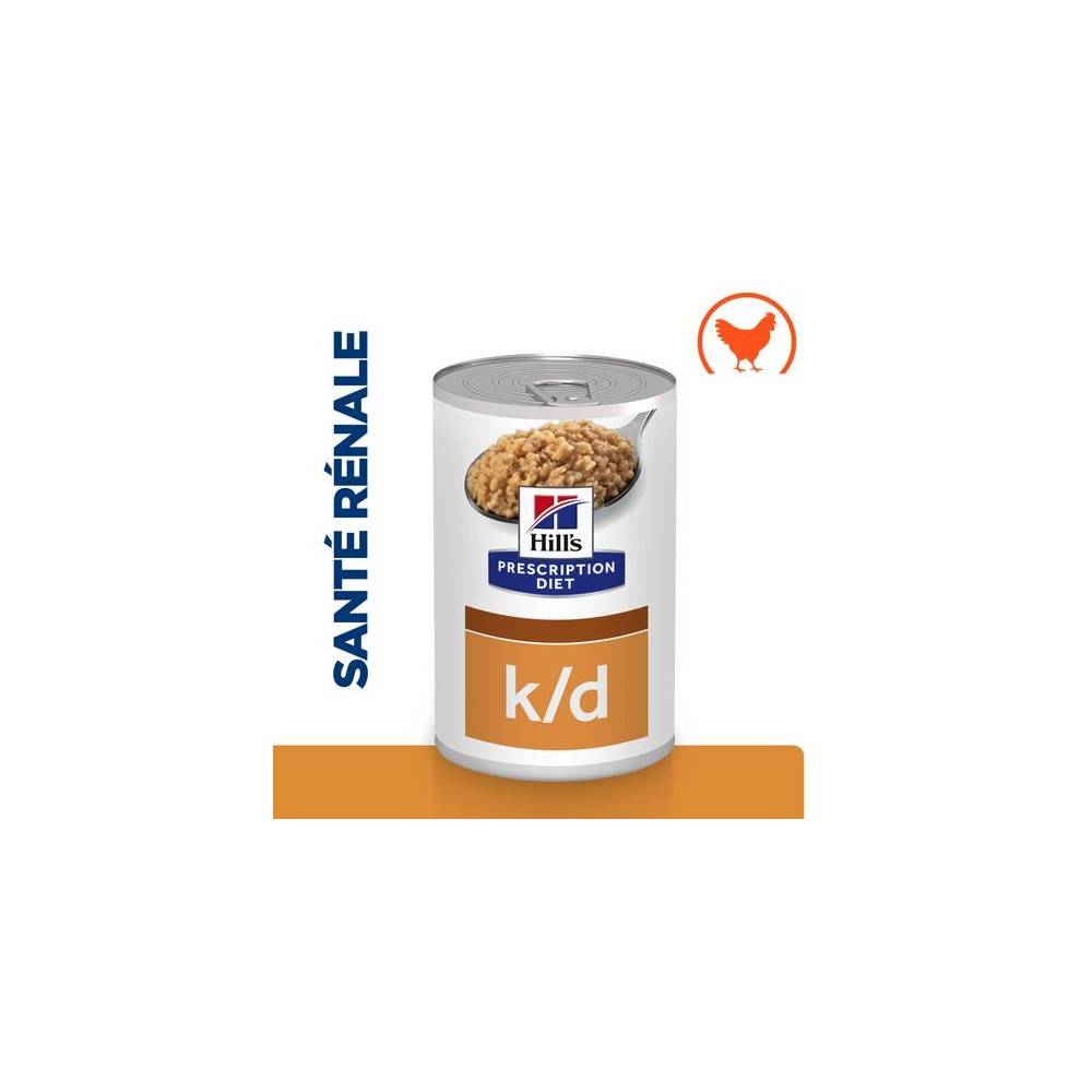 Pâtée K/d Kidney - Hill's Prescription Diet Chien 12*350 g - Image 2
