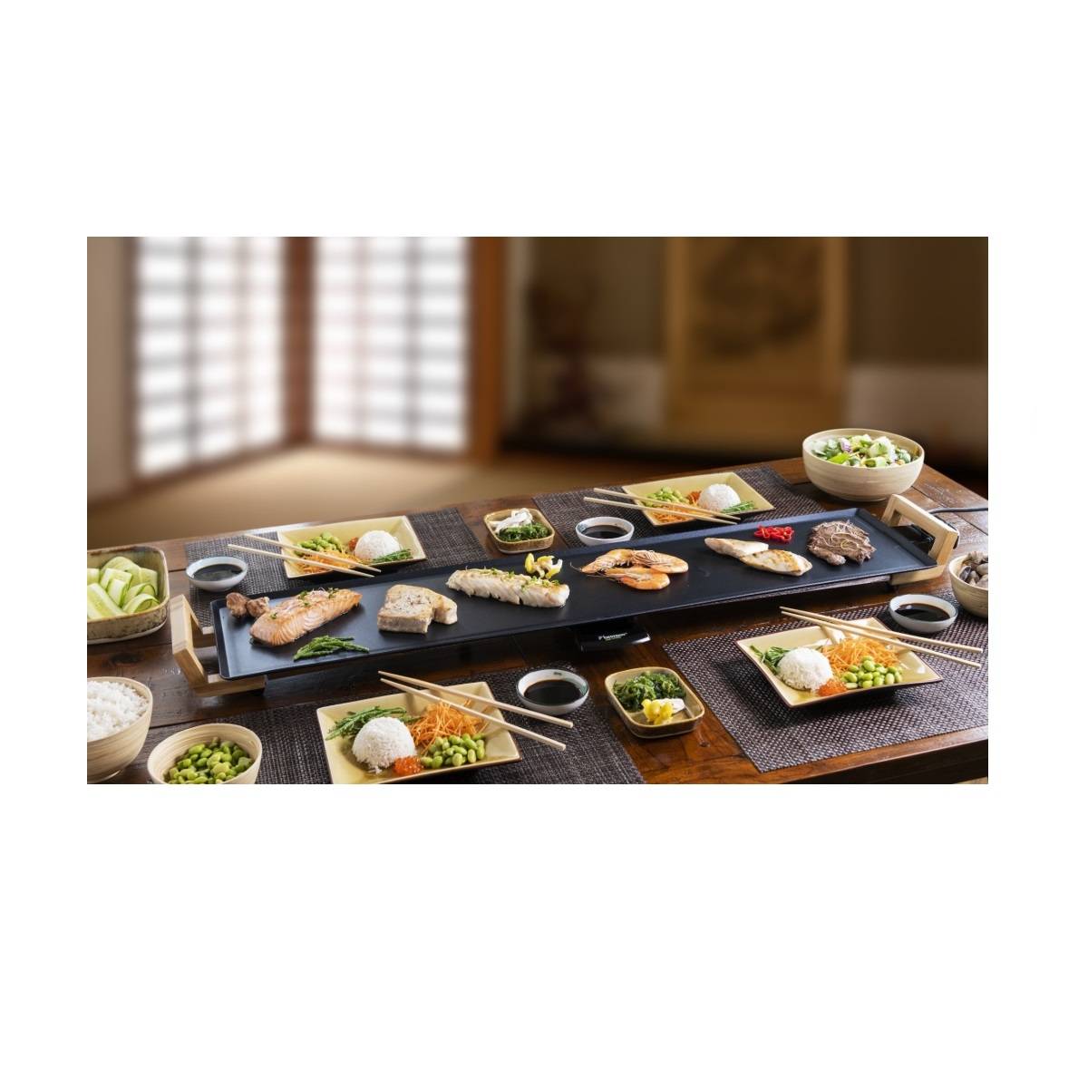 Plancha électrique 2000w 100x22cm ABP605BB Bestron - Image 9