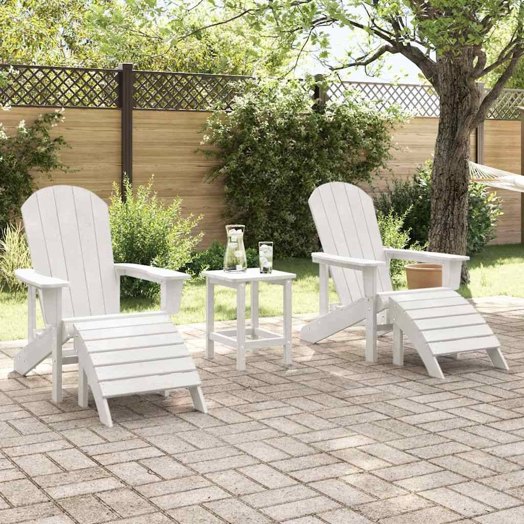Chaise de jardin Polyéthylène Blanc 83 x 74 x 92 cm, Poids :47.84kg - PANGIVO - Image 4