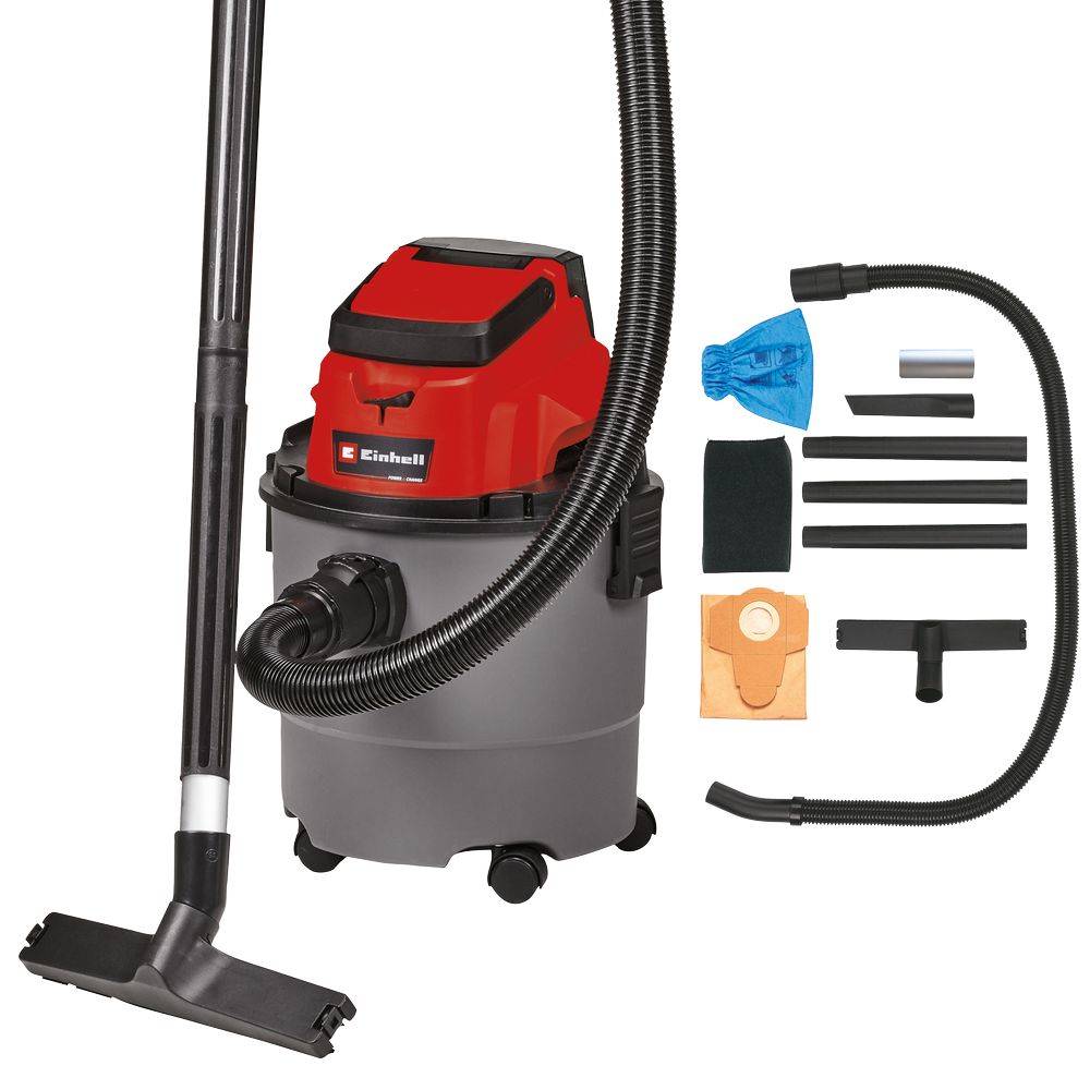 Einhell - Aspirateur eaux et poussières sans fil TC-VC 18/15 Li S - 80 mbar - sans batterie Einhell - Image 1