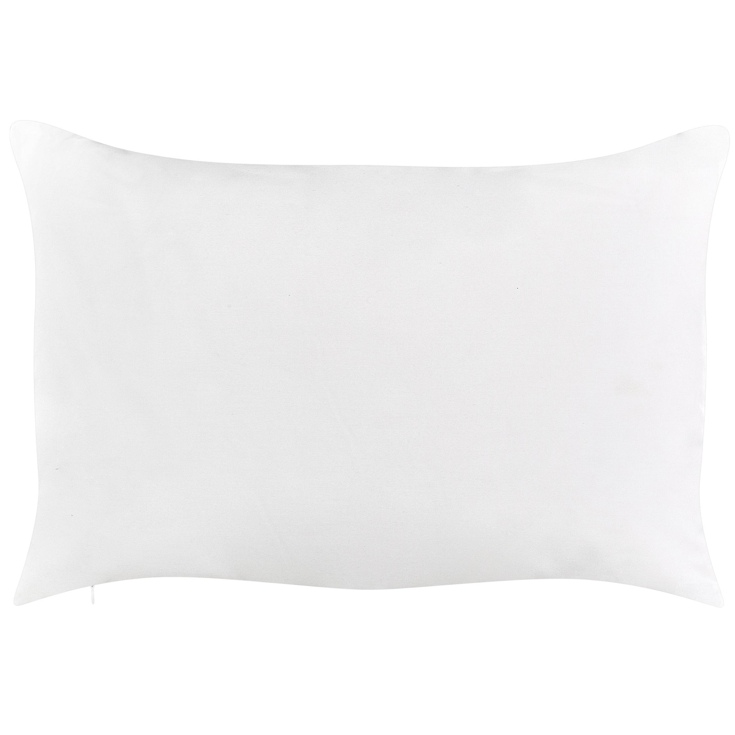 Beliani - Lot de 2 Coussins de Jardin Polyester Gris à Motif Géométrique 40 x 60 cm Décoration Extérieure Moderne Résistant à l\'Eau - Image 5