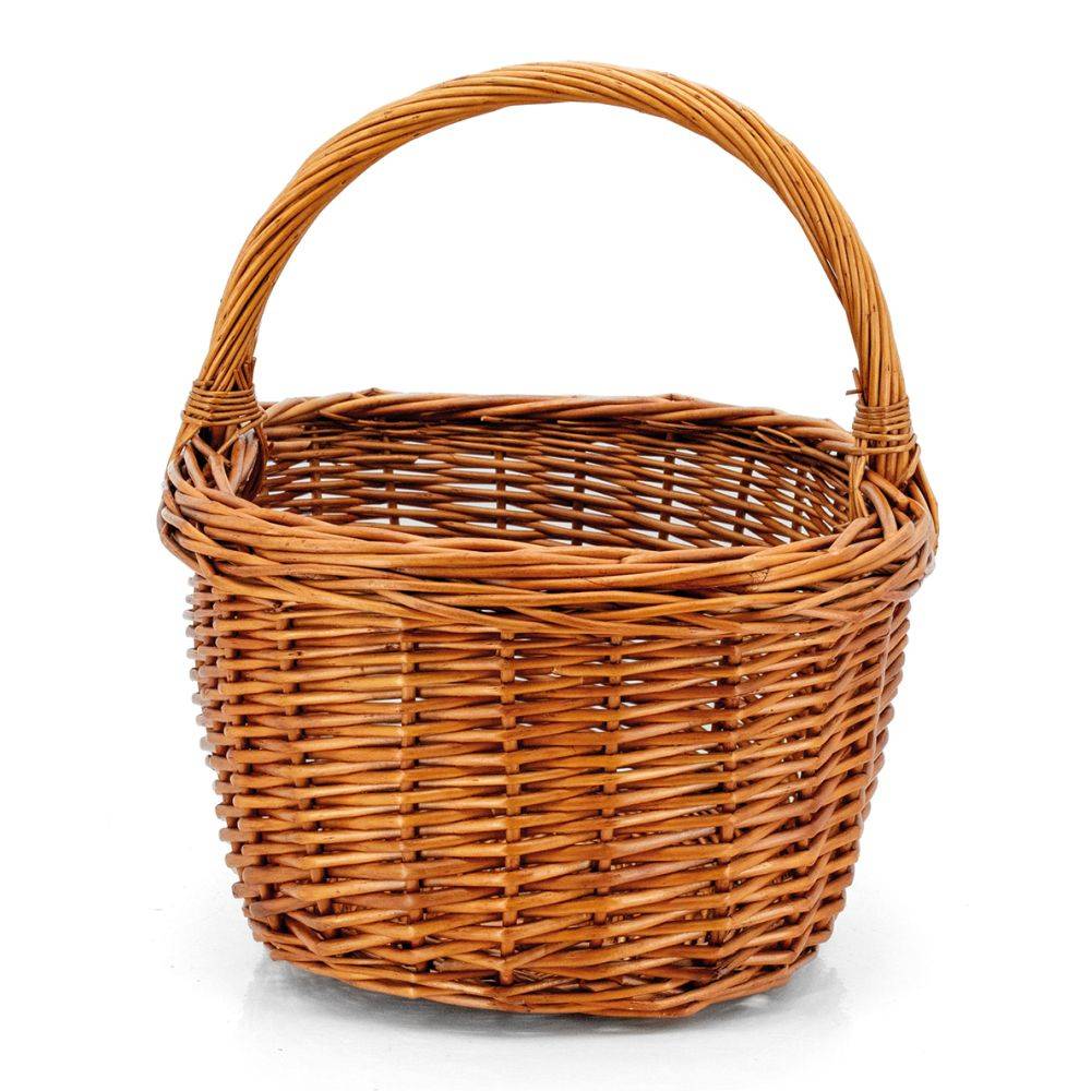 Aubry Gaspard - Panier rectangulaire en osier buff Rectangulaire - Image 4