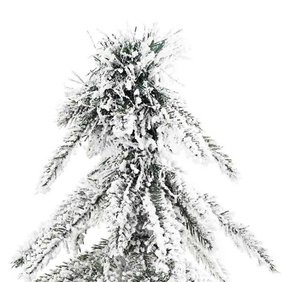 Sapin de Noël | Arbre de Noël avec 300 LED Blanc 210 cm PE et Acier Maison Chic - Image 8