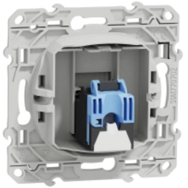 Schneider Electric - Prise RJ45 Blanc ODACE grade 3 cat. 6 STP à vis SCHNEIDER ELECTRIC S520476 - Image 2