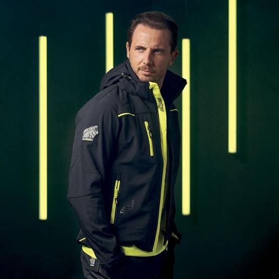 Veste de travail isolante softshell U-POWER SPACE Homme Noir 4XL - Image 2