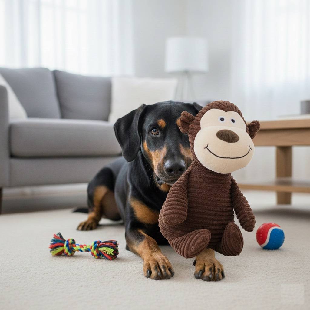 Eden - Jeu Peluche pour animaux sonore Singe - Image 4