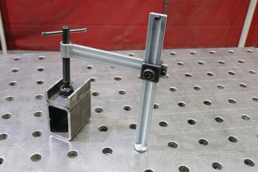 Serre-joint 4003-WV 40x10 mm URKO à saillie variable pour table de soudure 28 mm, 30x22 cm - 1543030 - Image 2