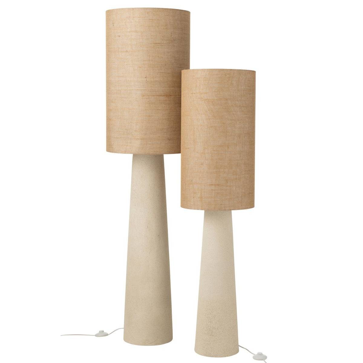 J-Line - Lampadaire en Fibre de Verre "Ava" 168cm Naturel - Image 4